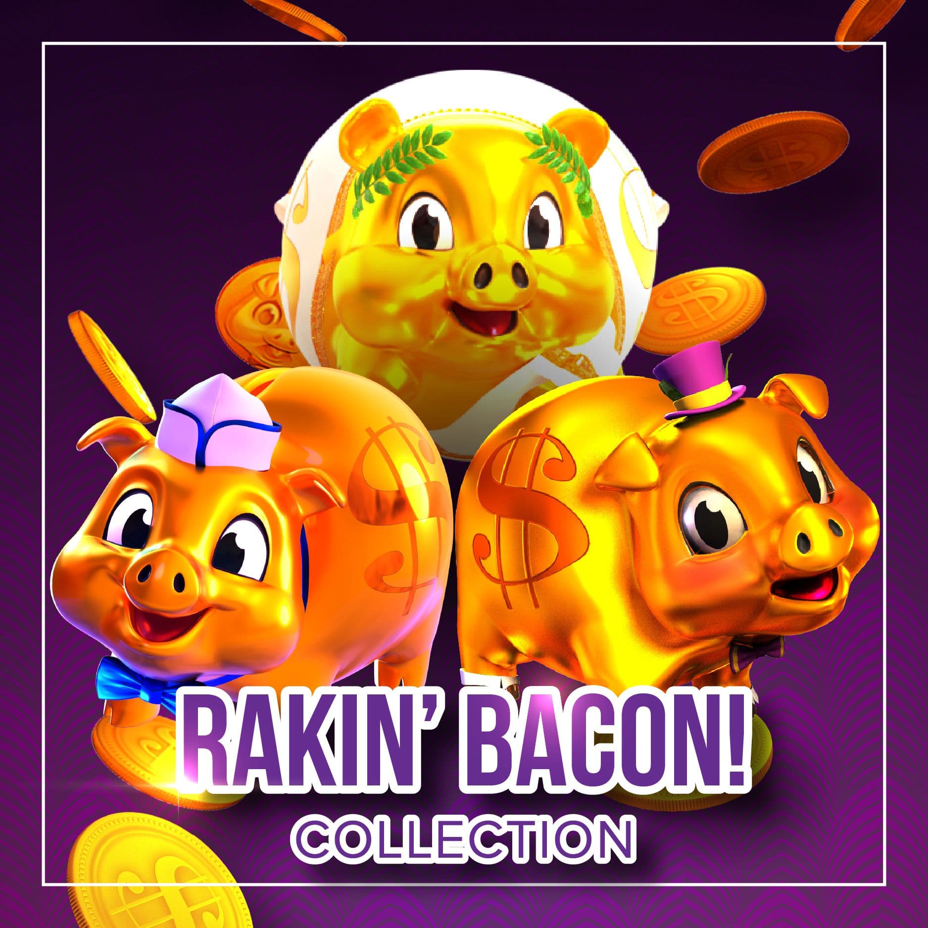 Logo for Rakin' Bacon! Collection signature collection