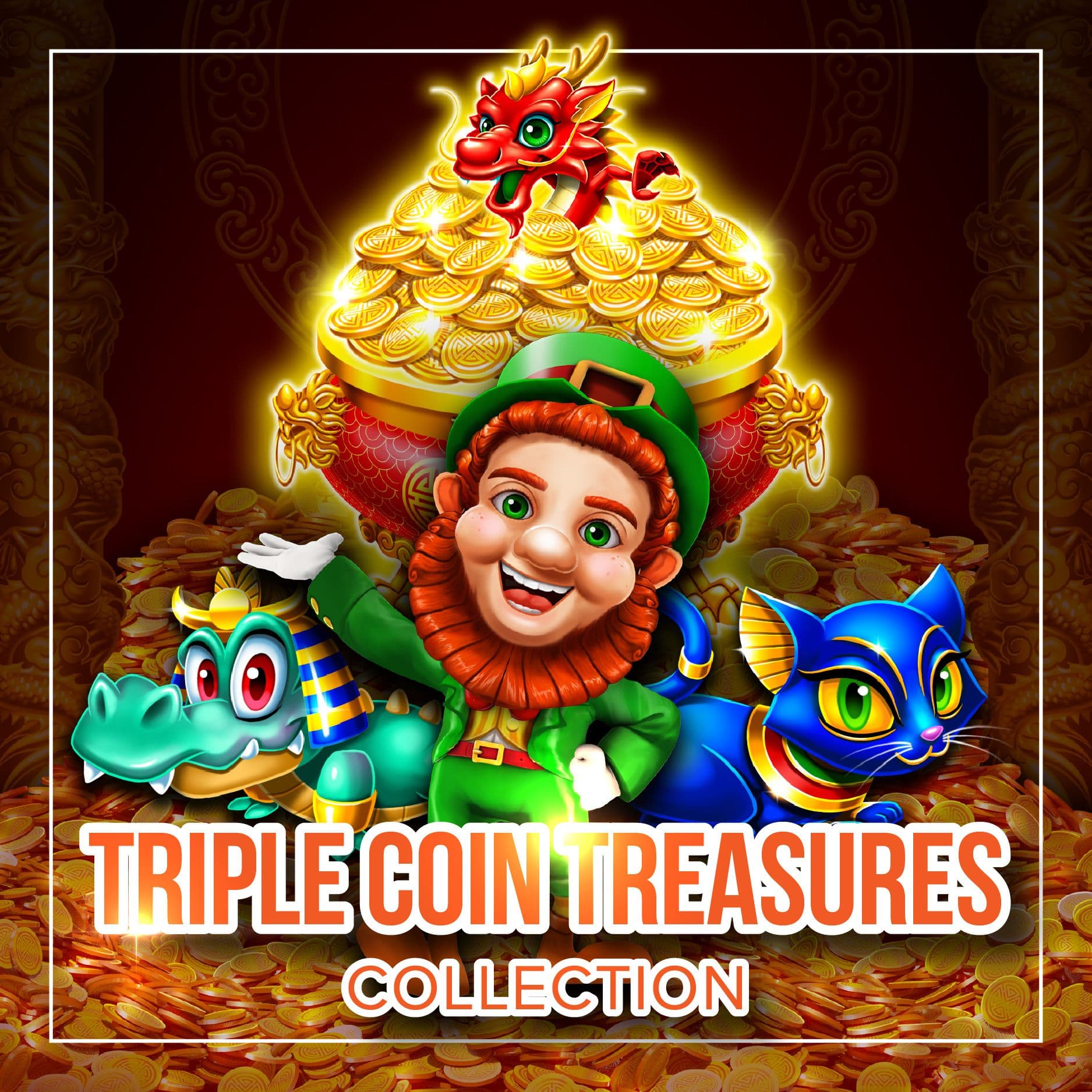 Logo for Triple Coin Treasures Collection signature collection